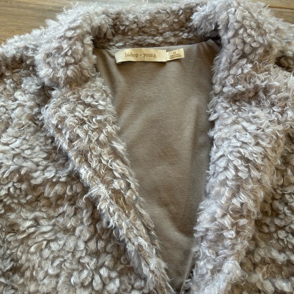 Bishop + Young Textured Faux Fur Jacket - Picture 2 of 5